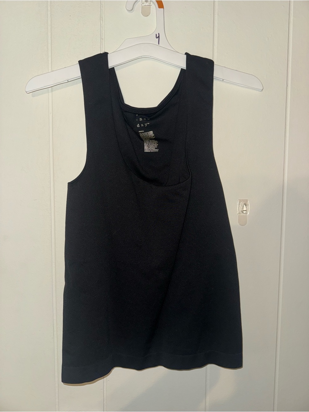 a new day Black Scoop Neck Tank Top